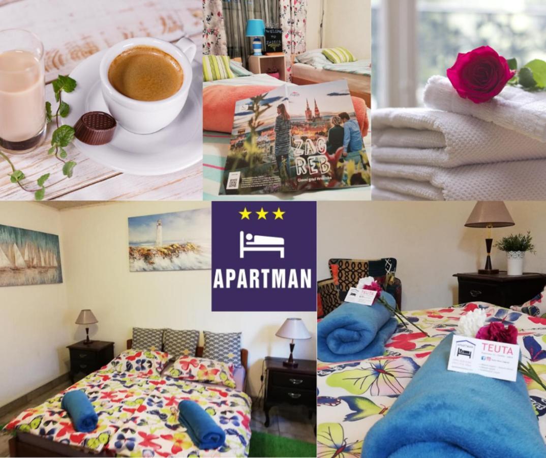 Apartman Teuta 萨格勒布 外观 照片